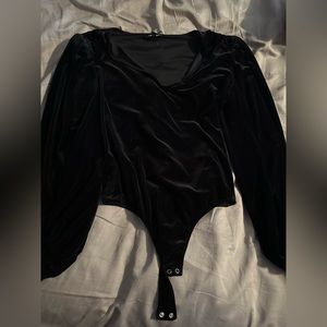 Express Velvet Bodysuit
